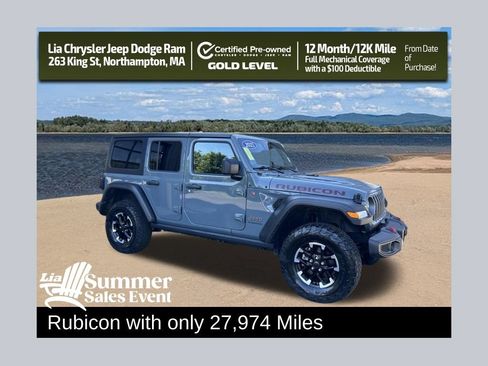 Certified 2025 Jeep Wrangler Unlimited Rubicon AWD/4WD image 1
