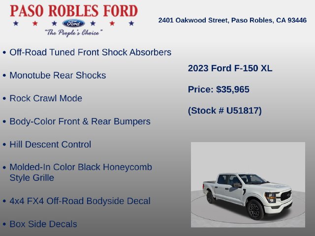 Used 2023 Ford F150 XL w/ STX Appearance Package AWD/4WD image 13