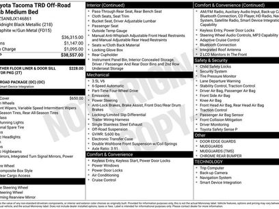 Used 2018 Toyota Tacoma TRD Off-Road