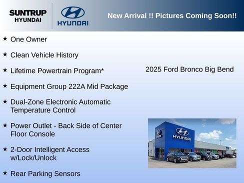 Used 2025 Ford Bronco Big Bend AWD/4WD image 3