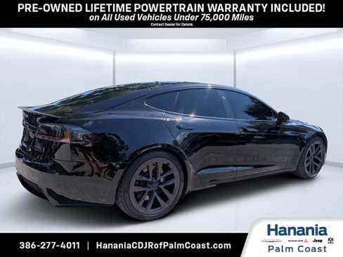 Used 2021 Tesla Model S Plaid AWD/4WD image 3