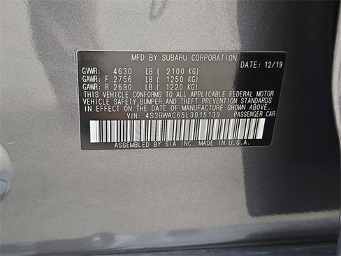 Used 2020 Subaru Legacy Premium w/ Popular Package #1 image 37