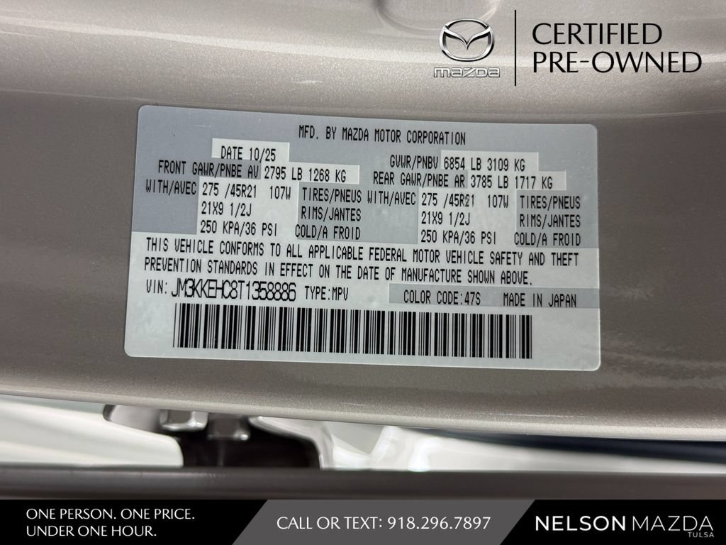 Certified 2026 MAZDA CX-90 3.3 Turbo S w/ Premium Plus AWD/4WD image 63