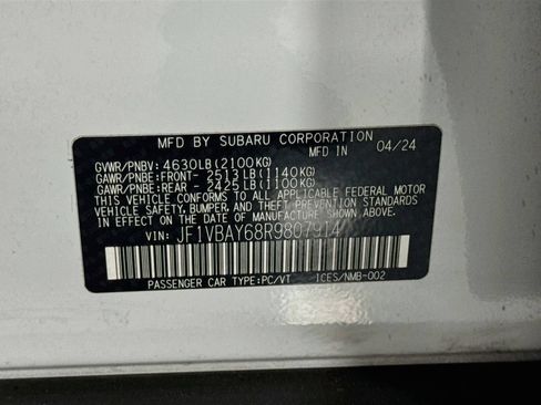 Used 2024 Subaru WRX TR w/ Popular Package #1A AWD/4WD image 42
