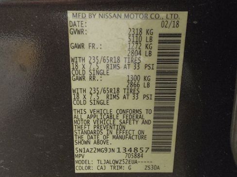 Used 2018 Nissan Murano SV image 33