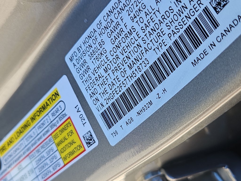 Certified 2026 Honda Civic Sport image 14