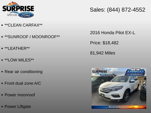 Used 2016 Honda Pilot EX-L image 6