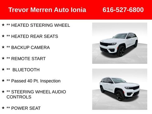 Used 2023 Jeep Grand Cherokee Limited w/ Black Appearance Package AWD/4WD image 14