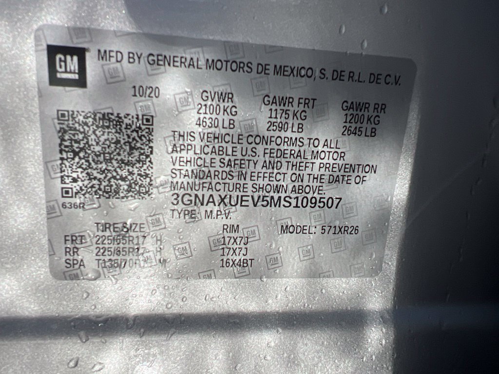 Used 2021 Chevrolet Equinox LT AWD/4WD image 21
