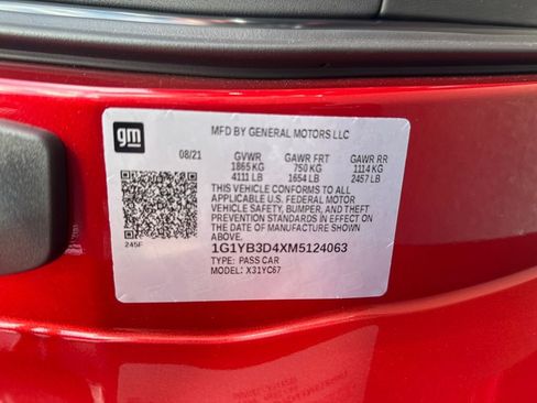 Used 2021 Chevrolet Corvette Stingray Preferred Conv w/ Battery Protection Package image 28