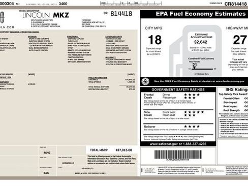 Used 2012 Lincoln MKZ image 4