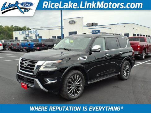 Used 2024 Nissan Armada Platinum w/ Captain's Chairs Package AWD/4WD image 1