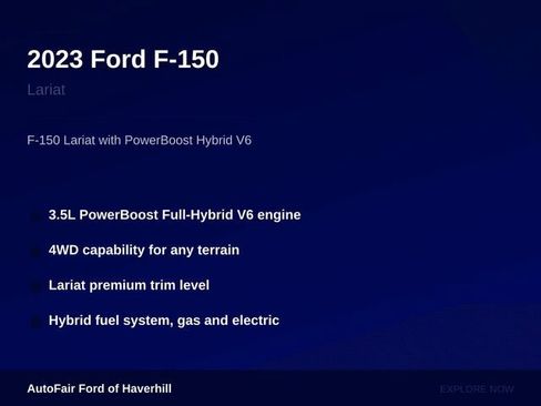 Certified 2023 Ford F150 Lariat w/ Equipment Group 502A High AWD/4WD image 5