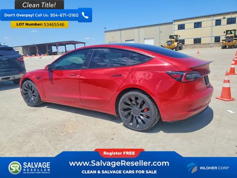 Used 2022 Tesla Model 3 Performance AWD/4WD image 3