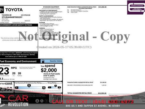 Used 2024 Toyota Tacoma SR image 8