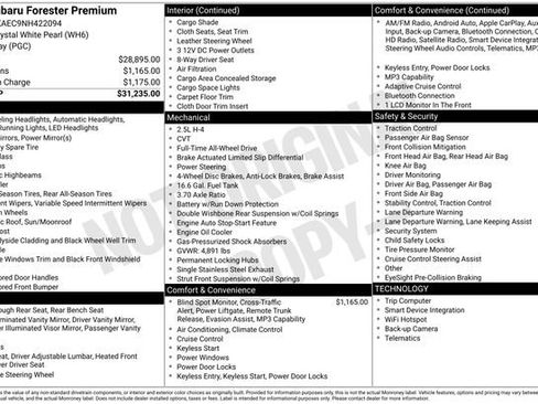 Used 2022 Subaru Forester Premium image 44