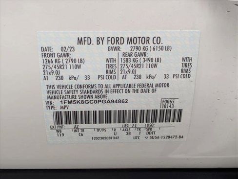 Certified 2023 Ford Explorer ST w/ Equipment Group 401A image 28