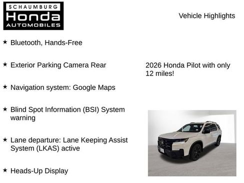 New 2026 Honda Pilot Black Edition image 7