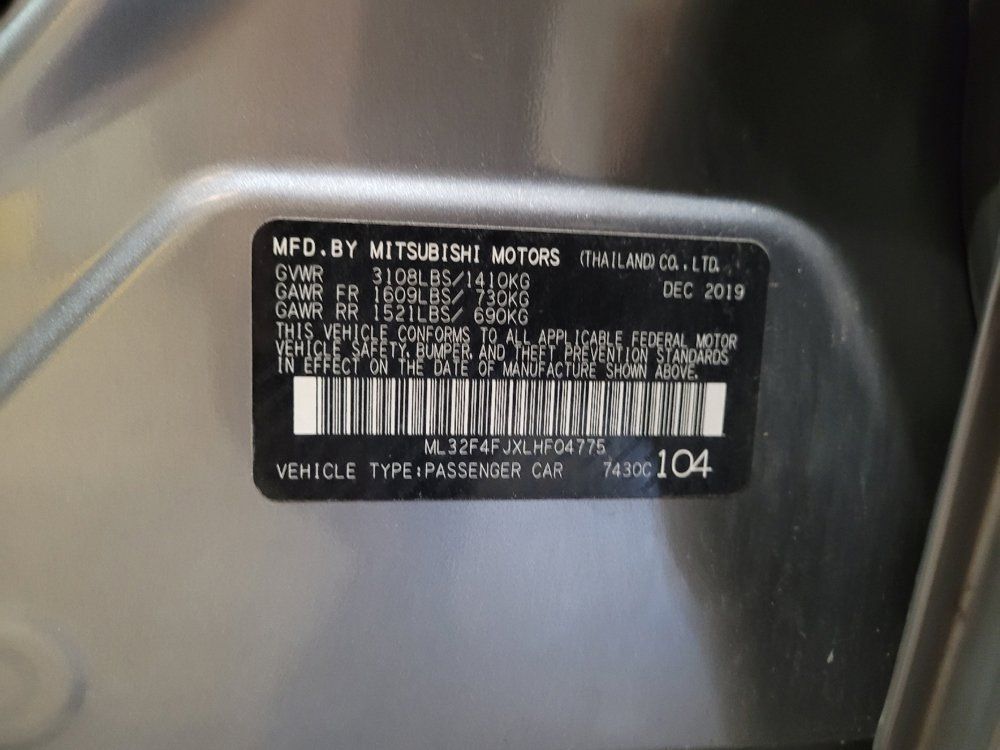 Used 2020 Mitsubishi Mirage G4 LE FWD image 33