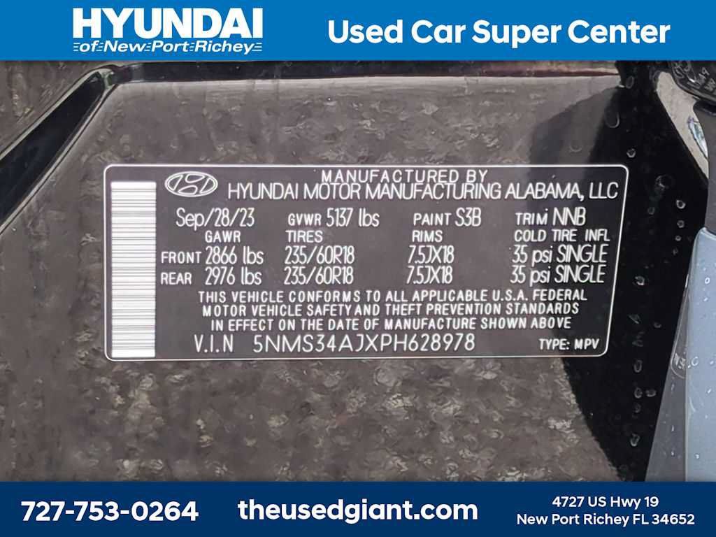 Certified 2023 Hyundai Santa Fe SEL w/ Premium Package FWD image 36