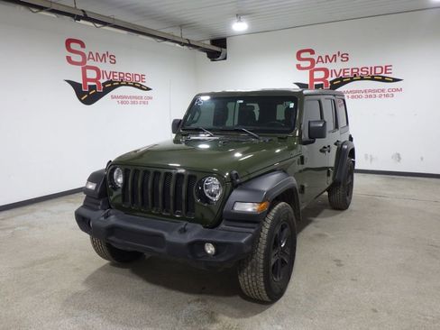 Used 2021 Jeep Wrangler Unlimited Sport image 1