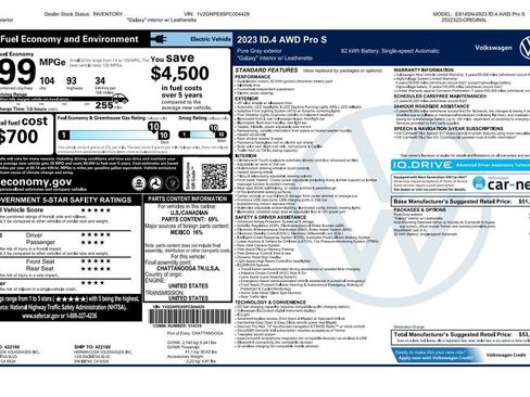 Used 2023 Volkswagen ID.4 Pro S AWD/4WD image 4