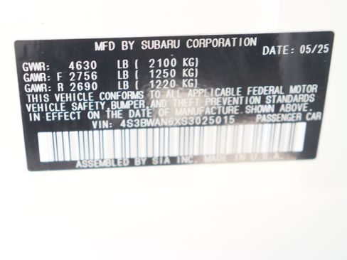 Used 2025 Subaru Legacy Limited AWD/4WD image 42