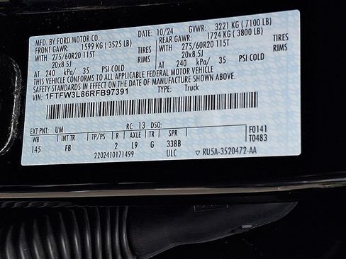 Used 2024 Ford F150 XLT w/ Equipment Group 302A MID AWD/4WD image 29