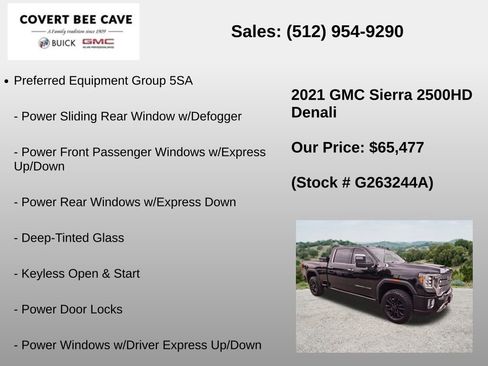 Used 2021 GMC Sierra 2500 Denali w/ Denali Black Diamond Edition AWD/4WD image 6
