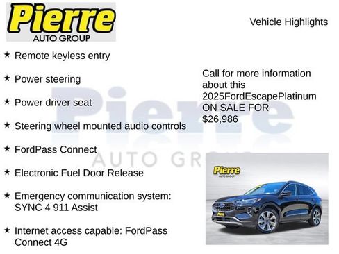 Used 2025 Ford Escape Platinum AWD/4WD image 14