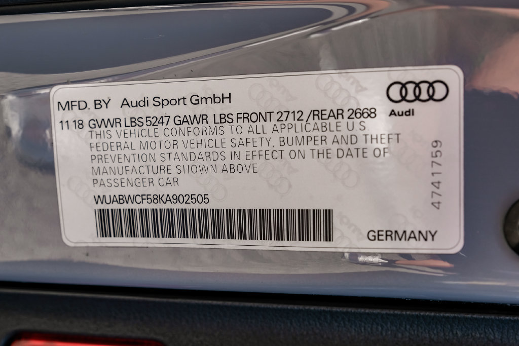 Used 2019 Audi RS 5 Sportback AWD/4WD image 68