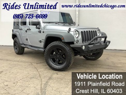 Used 2016 Jeep Wrangler Unlimited Sport w/ Quick Order Package 24S AWD/4WD image 9