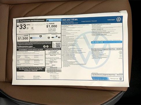 New 2026 Volkswagen Jetta SEL image 15