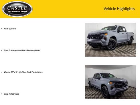 Used 2024 Chevrolet Silverado 1500 Custom w/ Dark Appearance Package AWD/4WD image 20