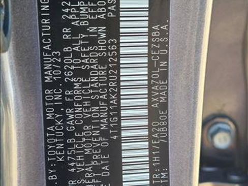 Certified 2024 Toyota Camry SE FWD image 22