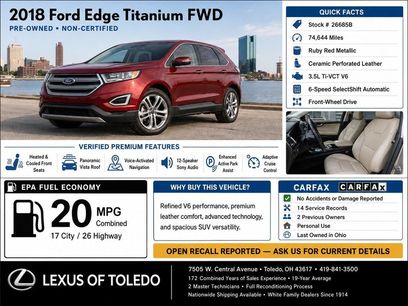 Used 2018 Ford Edge Titanium w/ Equipment Group 302A