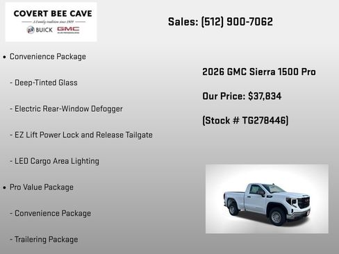 New 2026 GMC Sierra 1500 Pro w/ Pro Value Package image 18