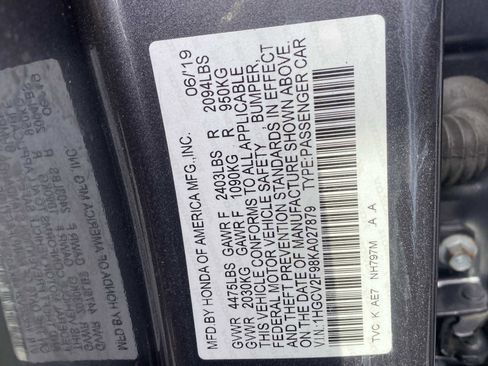 Used 2019 Honda Accord Touring image 33