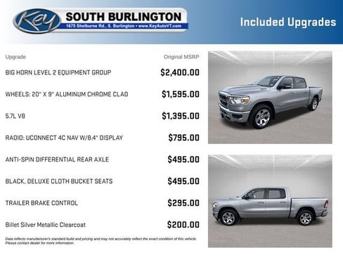 Used 2019 RAM 1500 Big Horn AWD/4WD image 3