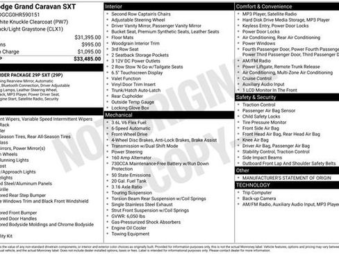 Used 2017 Dodge Grand Caravan SXT image 2