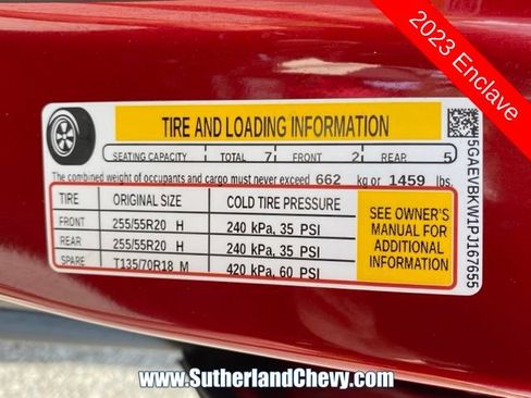 Used 2023 Buick Enclave Premium w/ Experience Buick Package AWD/4WD image 55