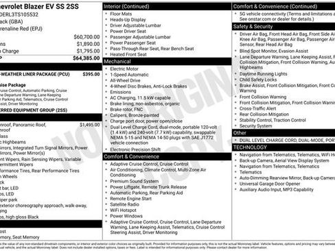 New 2026 Chevrolet Blazer EV SS image 2