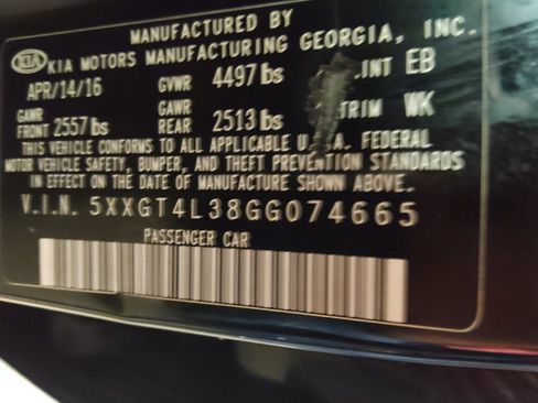 Used 2016 Kia Optima LX w/ Option Group 014 FWD image 33