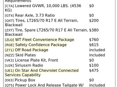 Used 2023 Chevrolet Silverado 2500 W/T w/ WT Fleet Convenience Package AWD/4WD image 3