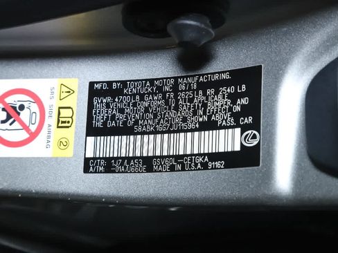 Used 2018 Lexus ES 350 w/ Premier Package FWD image 21