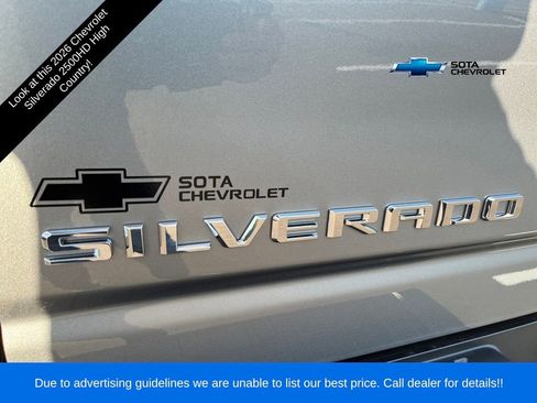New 2026 Chevrolet Silverado 2500 High Country w/ Technology Package image 36