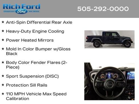 Used 2025 Jeep Gladiator Sport AWD/4WD image 78
