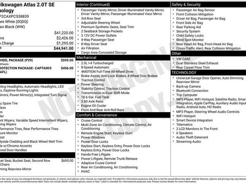 Used 2023 Volkswagen Atlas SE w/ Black Wheel Package AWD/4WD image 12