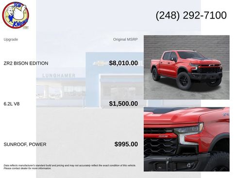 New 2026 Chevrolet Silverado 1500 ZR2 w/ ZR2 Bison Edition AWD/4WD image 5