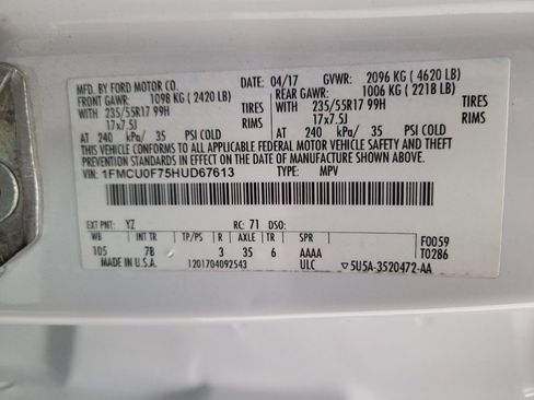Used 2017 Ford Escape S FWD image 33